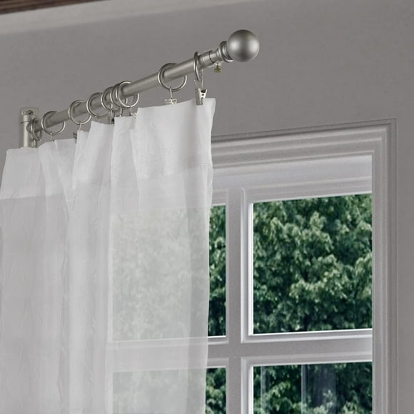 5/8" Swing Rod 17-26 inch - Satin Nickel