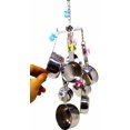 thumbnail image 2 of Parrot Toy Bird Toy Stainless Steel Bells To Hang In Cage For Parakeets Cockatoos Macaws Gray Parrot, 2 of 3