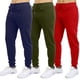 thumbnail image 1 of Galaxy by Harvic Paquete de 3 Pantalones Deportivos Ajustados de Forro Polar para Hombre (S-2XL), 1 of 5