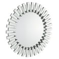 thumbnail image 5 of CosmoLiving by Cosmopolitan 42" x 42" Silver Mirrored Starburst Wall Mirror, 5 of 11