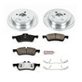 thumbnail image 3 of PowerStop Rear Z23 Evolution Sport Carbon-Fiber Ceramic Brake Pad and Drilled & Slotted Rotor Kit Fits: MINI COOPER Select Models K6280, 3 of 10