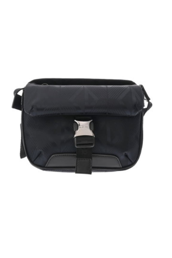 Pre-Owned CHRISTIAN DIOR CD Diamond Black 21-BO-0292 Men's Nylon Shoulder Bag, A... (Good)