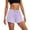 A-Purple2345, variant on XIAONU Women's Solid Athletic Shorts Elastic Waist Drawstring Side Pockets Shorts