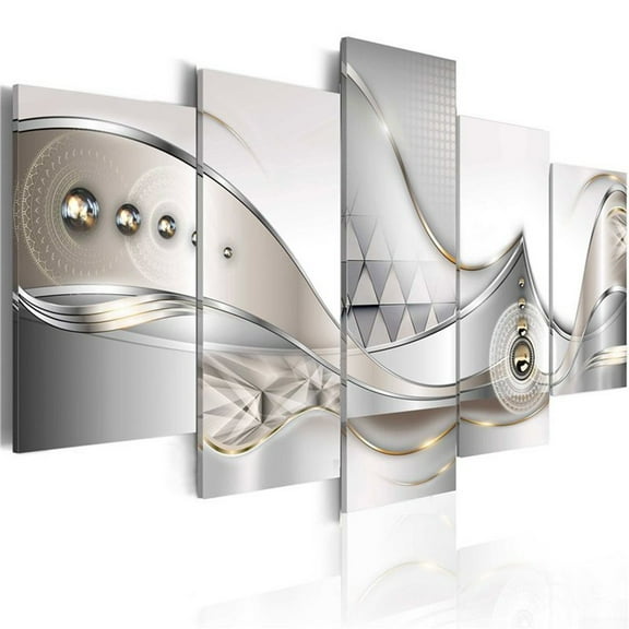 UHUSE 5Pcs Canvas Print Paintings Landscape Pictures Wall Art Modern Living Room Decor