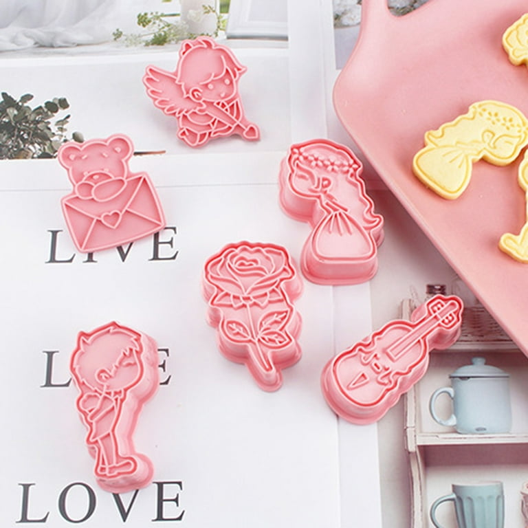 596. Conversation Hearts, Heart Cookie Cutters, Valentine's Day Cookie  Hearts, Wedding, Engagement, Personalized, 3D Printed, Fondant Cutter, Clay Cutter