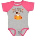 thumbnail image 3 of Inktastic My 1st Thanksgiving Cute Owl in Pumpkin Boys or Girls Baby Bodysuit, 3 of 5