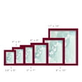 thumbnail image 3 of Ginkgo on Dusty Teal V - Framed Print w/glass - Cherry Red, 3 of 8