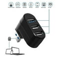 thumbnail image 1 of Cameland Usb 2.0 Three-Port Hub 7-Character Rotating Hub Three-Port Expander Usb Three-Port Splitter, 1 of 8