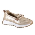 thumbnail image 2 of Diba True Women's Kind Words Leather & Suede Sneaker Loafers (Gold, 9/40EU), 2 of 5