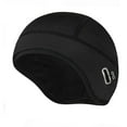 thumbnail image 1 of Accesorios para bicicletas Gorro de protección auditiva polar para ciclismo de invierno para hombre con orificio para gafas (negro) Hugtrwg Para estrenar, 1 of 7