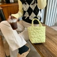 thumbnail image 1 of Women Contrast Color Shoulder Bag Lady Stitching Small Shopping Underarm Bag, 1 of 7