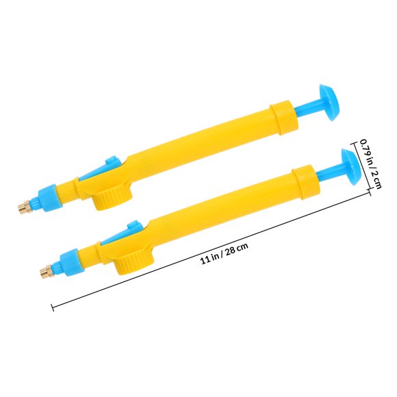 FENGGUIQU 2Ud Rociador Para Con Mango Ergonómico Uso En Jardín Color Amarillo