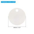 thumbnail image 2 of Uxcell Earring Display Cards Paper Earring Holder Blank Tags Round Cardboard, White 300 Pack, 2 of 5
