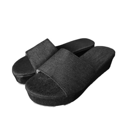 

Open Toe Platform Sandals for Women Thick Sole Summer Fashion Chunky Wedge Sandals Slip On Dress Shoes Slippers