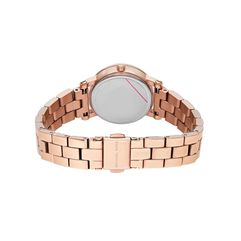 New Michael Kors Petite Norie 28mm Rose Crystal Dial Ladies  display picture 3