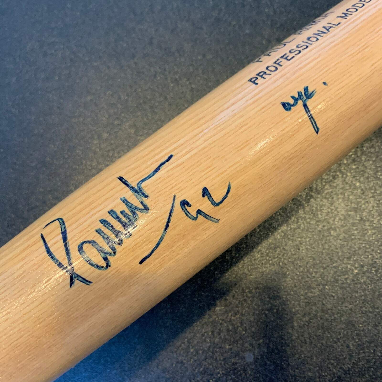 Paul Anka Signed Personal Model Baseball Bat With JSA COA  Signed Letter