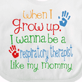 thumbnail image 4 of Inktastic Respiratory Therapist Like Mommy Boys or Girls Baby Bib, 4 of 4