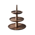 thumbnail image 4 of Soporte de madera perfecl para Cupcakes 3 capas Bandeja de postres, 4 of 8