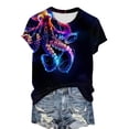 thumbnail image 4 of Fourth of July Outfits,,Cadancy Cotton Linen Tops for Women Loose Fit Plus Size,Vacation Clothes 2025 Trendy Blouses Cotton,Graphic Shirts Trendy,Ropa De Mujer Deerano,Multicolor S, 4 of 4