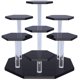 thumbnail image 1 of Organizador de Estante de joyería de varios niveles Yuyangstore Soporte de pastel de boda negro, 1 of 7