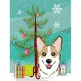 thumbnail image 1 of Carolines Treasures BB1625GF Christmas Tree And Sable Corgi Flag Garden Size, 1 of 3