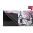 thumbnail image 4 of Ryvnso Mailbox Cover Paris Street Paint Magnetic Mailbox Wrap Standard Size 21x18 Inch, 4 of 8