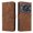Brown, variant on Case for Cubot A30 Pu Leather Rfid Blocking Card Slots Cover Magnetic Closure Flip Folio Wallet