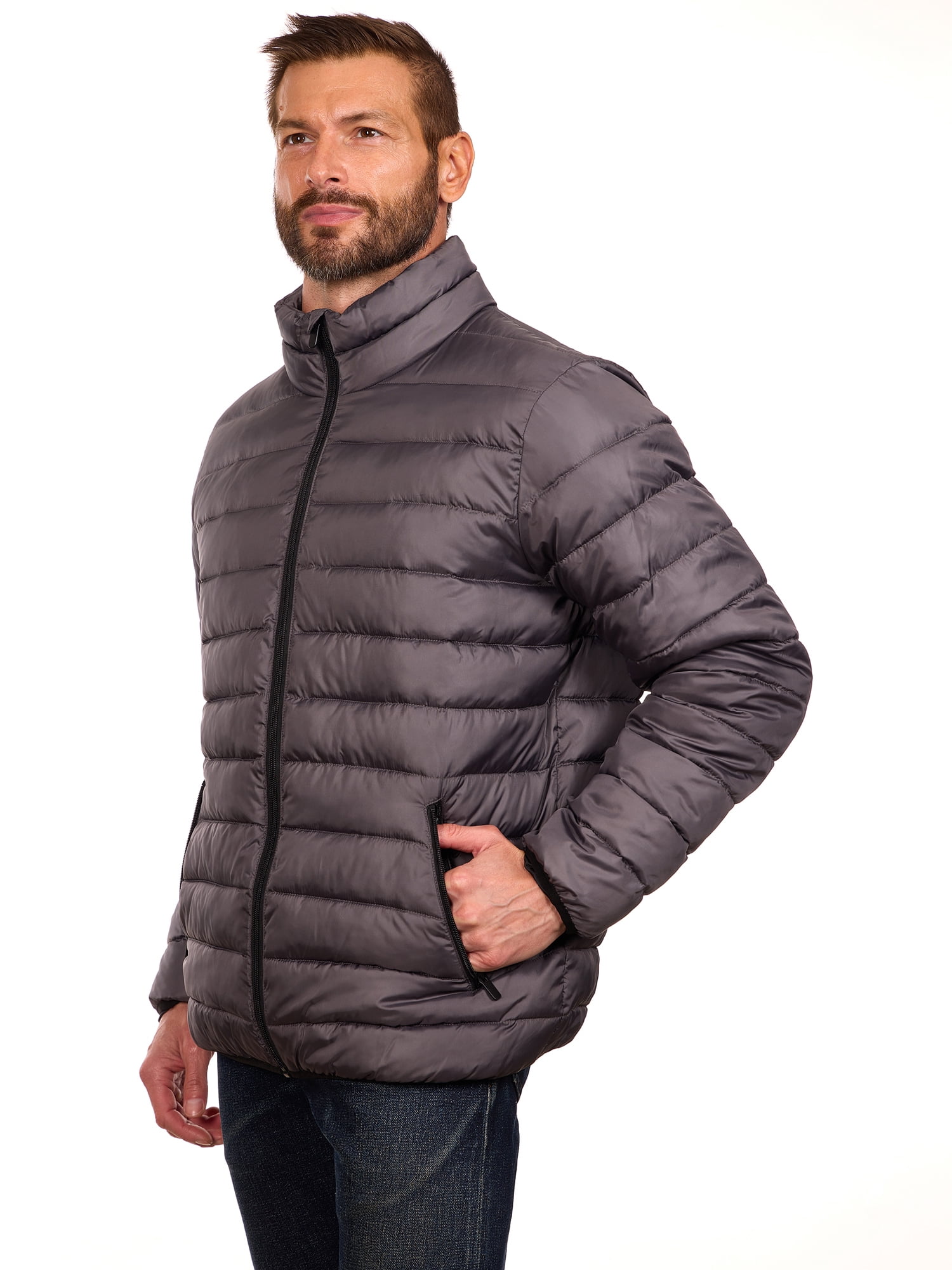 Big Chill Men’s Midweight Quilted Puffer Jacket, Sizes M-XXL
