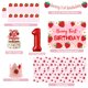 thumbnail image 4 of Set de decoración para fiesta de 1er cumpleaños de niña con temática de frutos rojos y fresa Gertaryo, 4 of 6