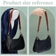 thumbnail image 3 of Correa de repuesto para bolso de piel auténtica marrón, asas de piel para bolso tote, correas de repuesto con cierres, 3 of 9