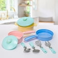 thumbnail image 3 of TECHNOK Kids Play Kitchen Accessories - 49 Piece Cooking Set, 3 of 8