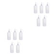 thumbnail image 2 of Vogacara 5 unids/lote, conveniente botella de plástico a presión, caja de botella de almacenamiento reutilizable, jarrones de gran capacidad, papel Blanco 50ml 2piezas Vogacara CBP496233, 2 of 5