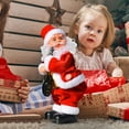 thumbnail image 6 of Santa and Reindeer Sleigh T-oy Motion Activated Singing Dancing Decor with Lights Music_Jingle Bell Rock Fun Christmas Gift for Family K-ids, 6 of 7