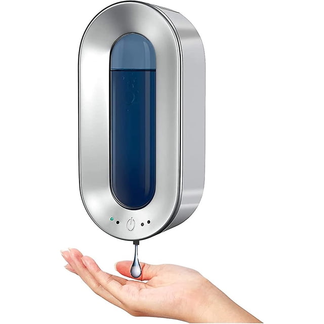 Automatic Soap Dispenser 700ML Wall Mounted Touchless Hand Sanitizer Battery Powered Waterproof Gel Dispenser for Household Kitchen, Hotel, Office, Ho