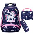 thumbnail image 1 of Mochila Jumpopack Unicorn para niñas con bolsa de almuerzo y estuche para lápices, 1 of 6