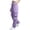 Purple, variant on Women's High Elastic Waist Cargo Jogger Pants Baggy Streetwear Trousers