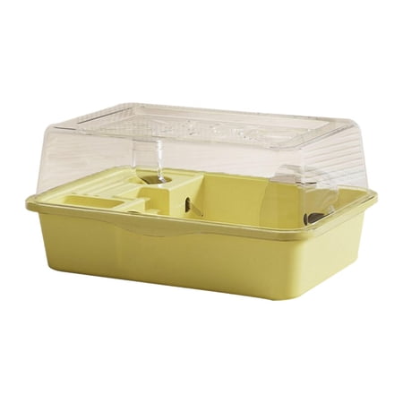 Bothyi Hamster Cage Accessories Hamster Habitat for Mice Sugar Glider Small Animals yellow