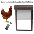 thumbnail image 4 of Puerta De Gallinero De Metal, Puerta De Gallinero Temporizada Con Control Remoto Para Granja De Cría, 4 of 7
