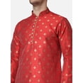 thumbnail image 2 of Mens Desginer Silk Printed Indian Jodhpuri Bandhgala Indoswestern Wear Kurta Set, 2 of 5