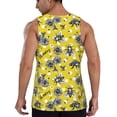 thumbnail image 3 of Xecao Honeybee Men's Tank Top Workout Quick Dry Sleeveless Gym Jogging Muscle Shirts Summer Swim Beach Tops, 3 of 9