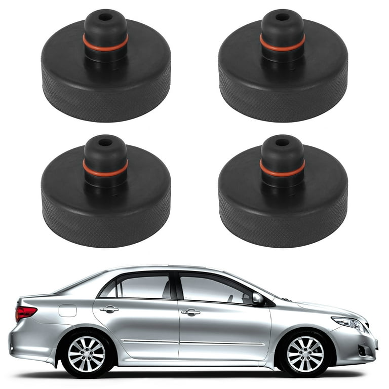 4PCS Lifting Jack Rubber Adapter Pads Stands for Tesla Model 3/S/X/Y with  Storage Case Accessories for Tesla Vehicles