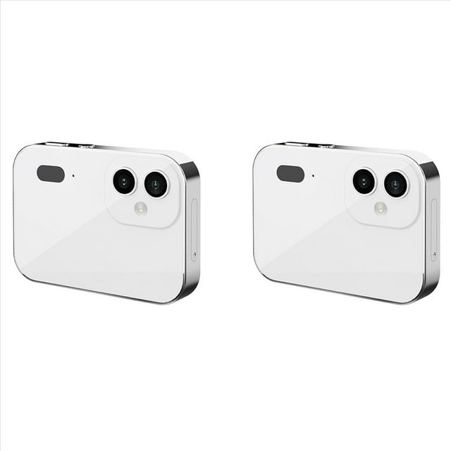 2X Cámara Digital CCD 4K Cámara de Vídeo con Flash Digital de 64 MP con Pantalla Táctil Cámara de Visión IR con Zoom Digital 16 X