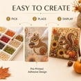 thumbnail image 6 of Autumn Pearl Painting Kit, 7.8" 5D Pearl Diamond Art Kits for Adults (Pumpkin) | Beginner - Friendly Crafting, Relaxing Diy Craft To Create Sparkling Fall, Beautiful Seasonal Home Décor, 6 of 10