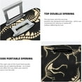 thumbnail image 5 of Spandex Travel Luggage Cover,Double-Sided Printed Dinosaur Elastic Washable Stretch Suitcase Protector Anti-Scratch Suitcase Cover Fits 18-32 Inch Luggage For Kid And Adult,M (For 22-24 Inch Luggage), 5 of 6