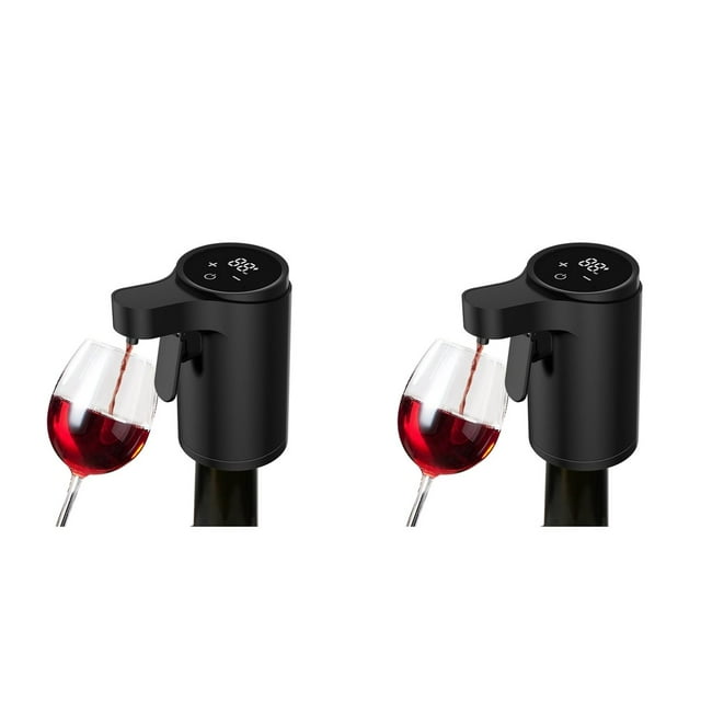 2X Dispensador de Eléctrico con Bomba, Vertedor Automático de Bebidas Sin Contacto para Whisky, Bebidas Alcohólicas y Más, Recargable por USB A.