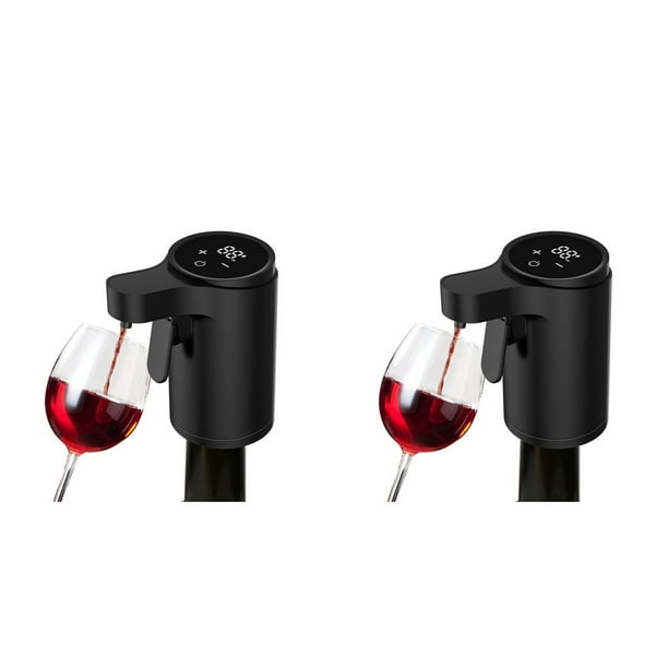 2X Dispensador de Eléctrico con Bomba, Vertedor Automático de Bebidas Sin Contacto para Whisky, Bebidas Alcohólicas y Más, Recargable por USB A.