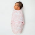 thumbnail image 6 of The Peanutshell Newborn Swaddles for Baby Girls, 3 Pack Set, Rainbow Unicorn, 6 of 7