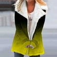 thumbnail image 2 of Winter Warm Plus Size Jackets for Womens Fashion Zip Up Composite Plush Button Lapels Jacket Outwear Coat, 2 of 5