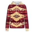 thumbnail image 5 of Frostluinai Womens Hoodies Vintage Geometric Ethnic Graphic Pullover Aztec Cow Westerna Print Sweatshirts Fall Sweat Shirt with Pocket, 5 of 6