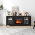 Electric Fireplace TV Stand 58 Inch Modern Console for TVs up to 65